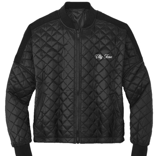 Womens Boxy Quilted Jacket